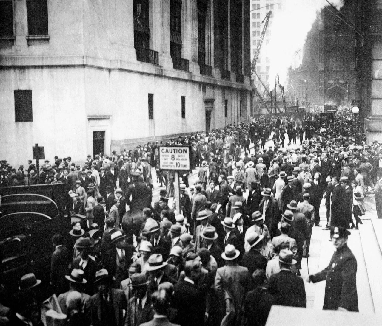 NY Stock Exchange 1929 Collapse