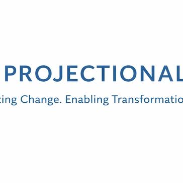 Logo of Projectional with tagline about enabling transformation.