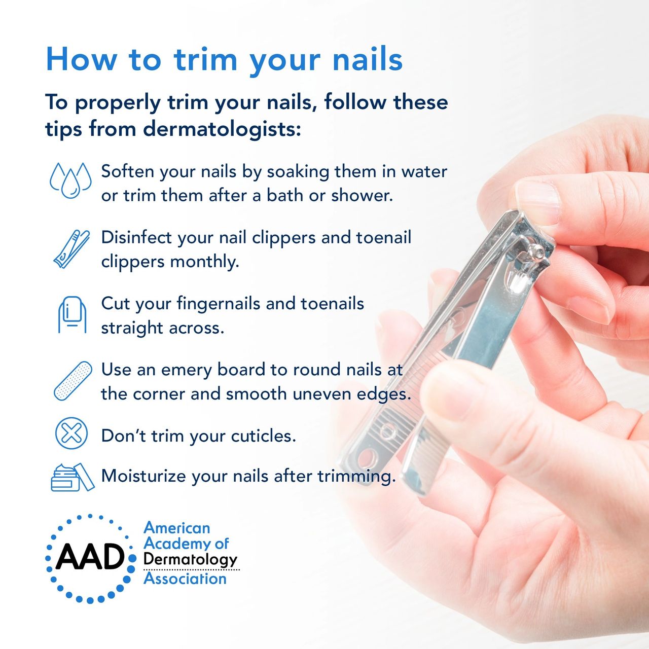 How to trim your nails