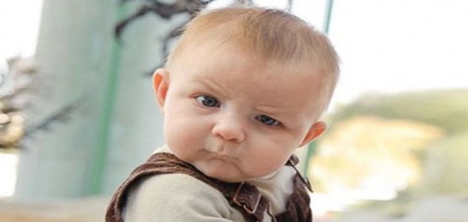 Meme Faces - Skeptical Baby