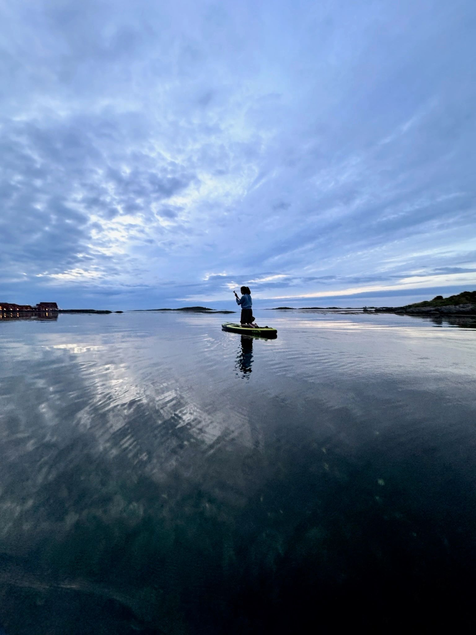Norwegian fjord scene