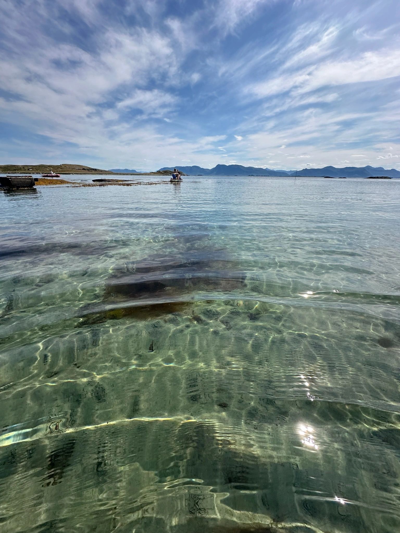 Norwegian fjord scene
