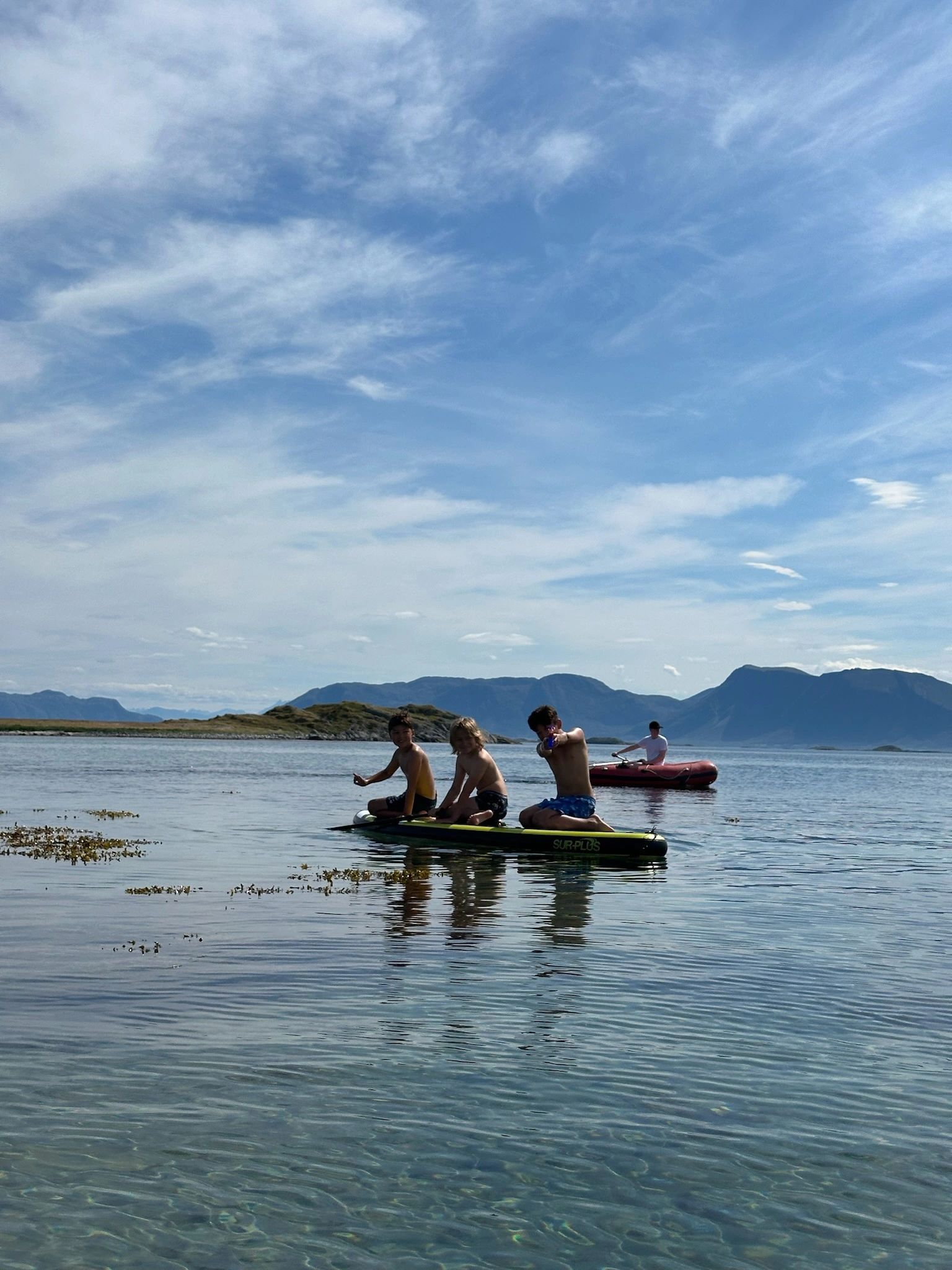 Norwegian fjord scene