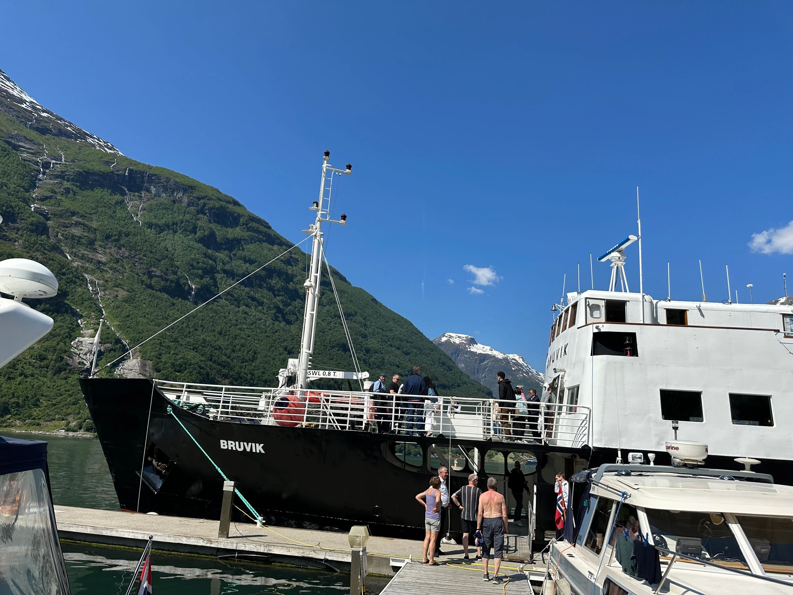 Norwegian fjord scene