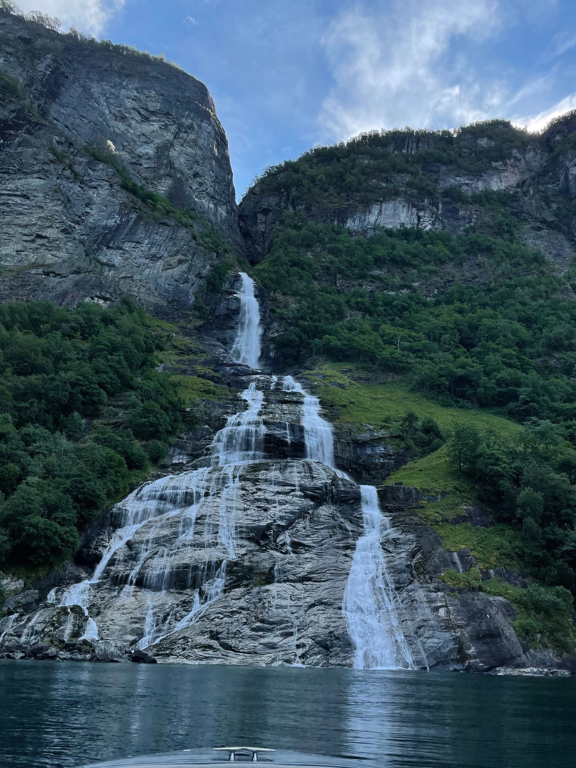 Norwegian fjord scene