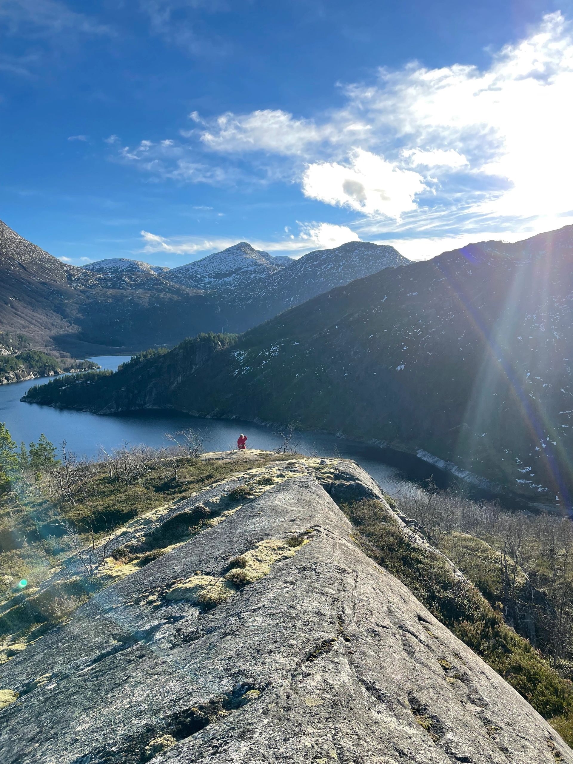 Norwegian fjord scene