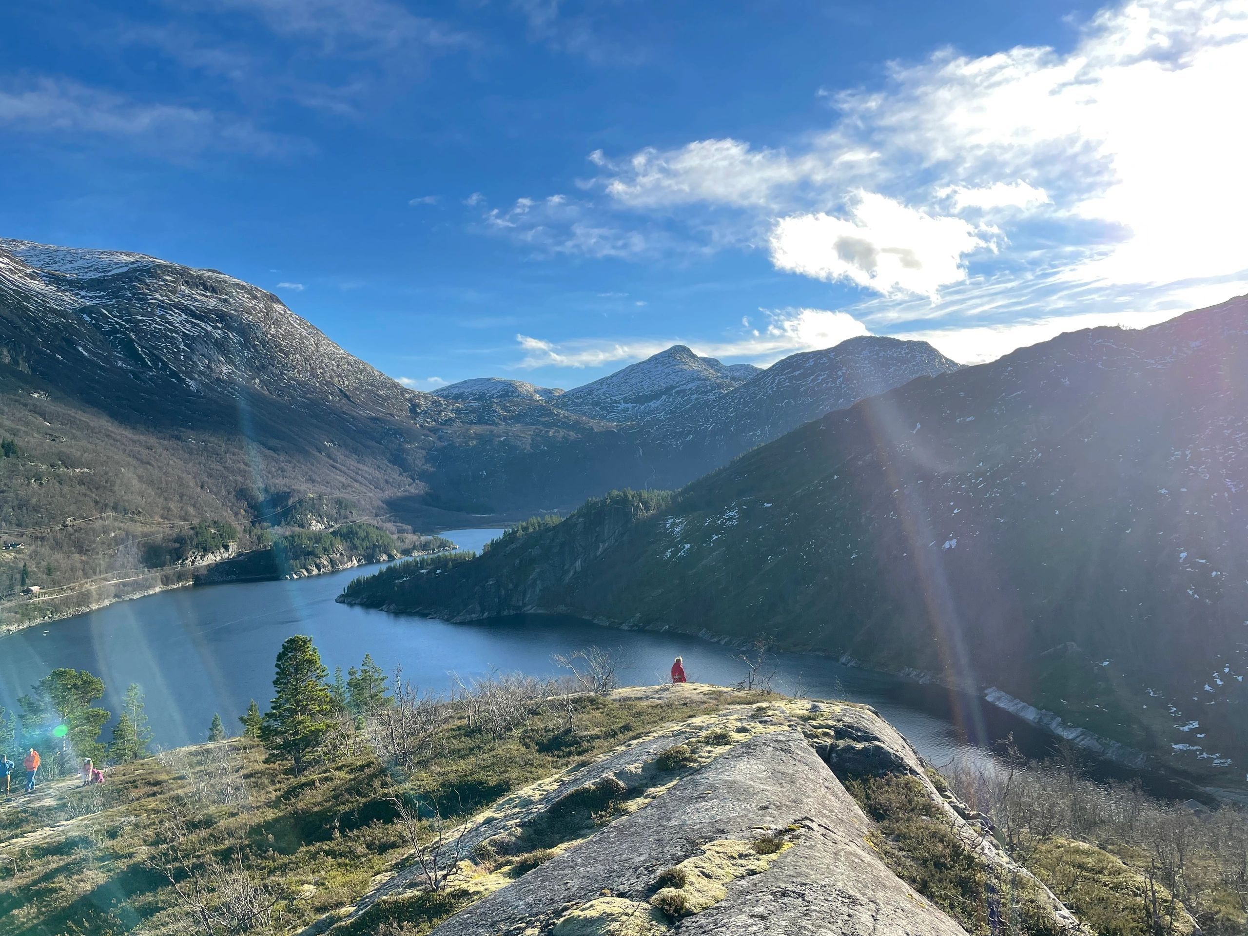 Norwegian fjord scene
