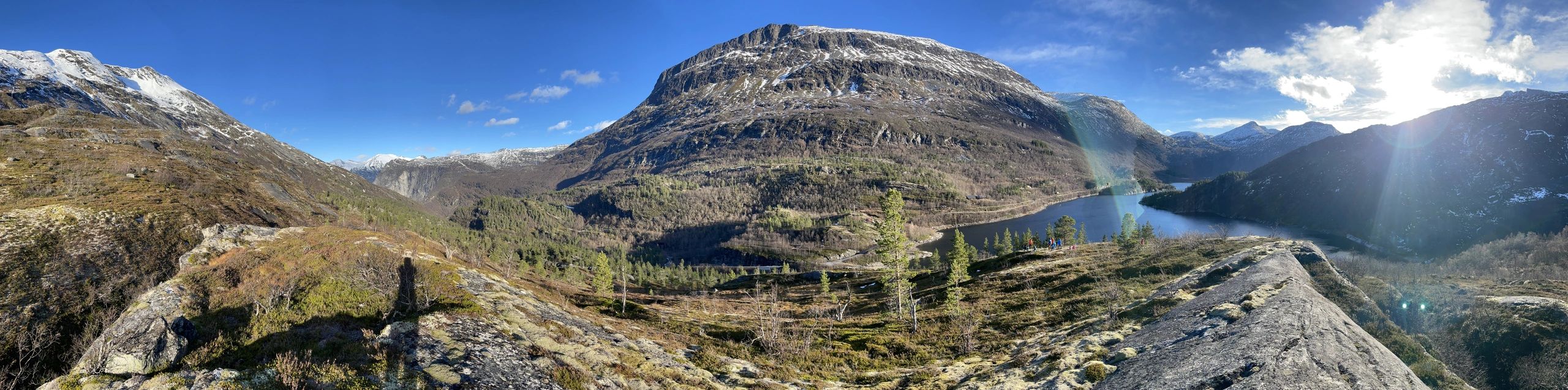 Norwegian fjord scene
