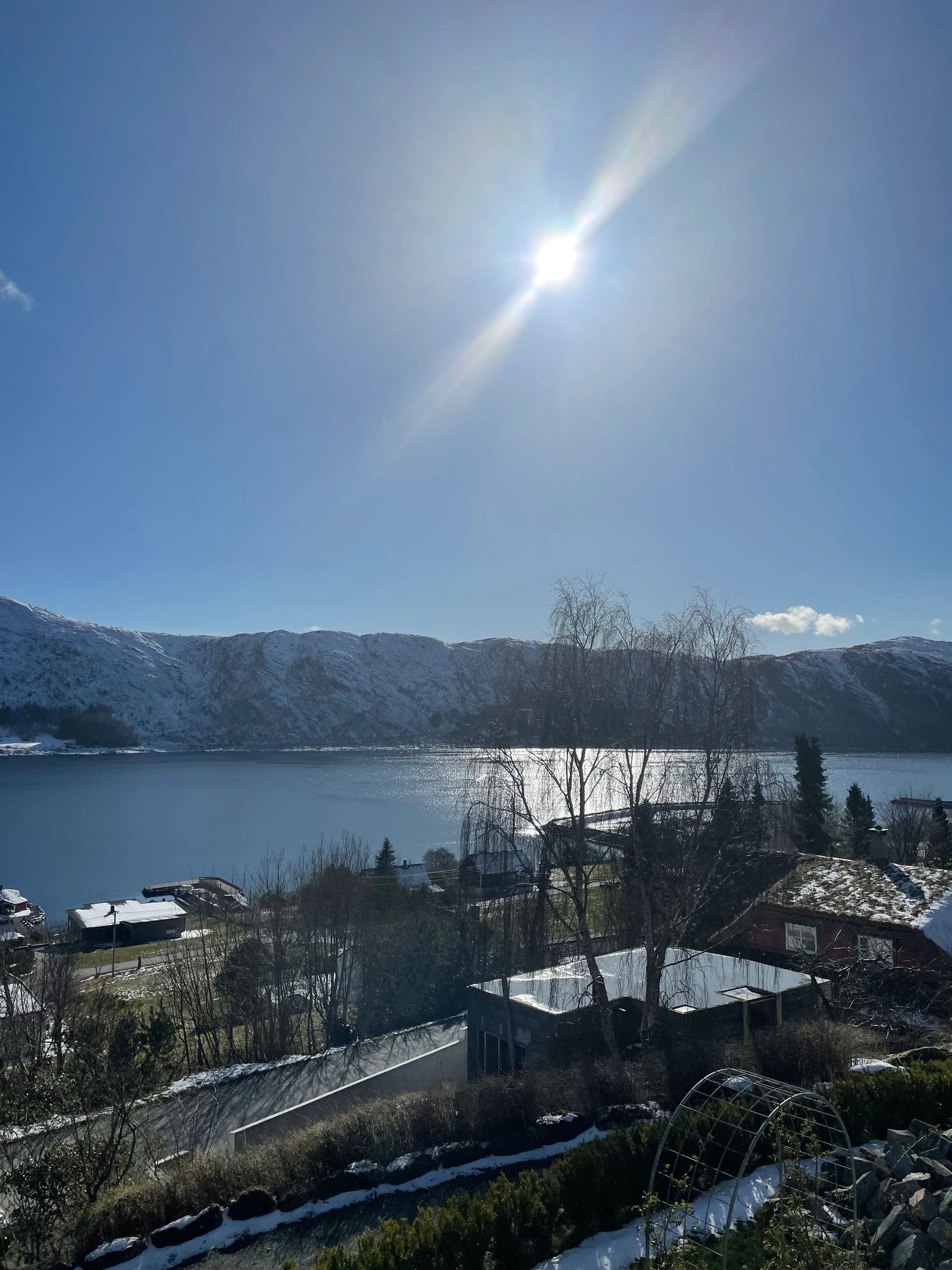 Norwegian fjord scene