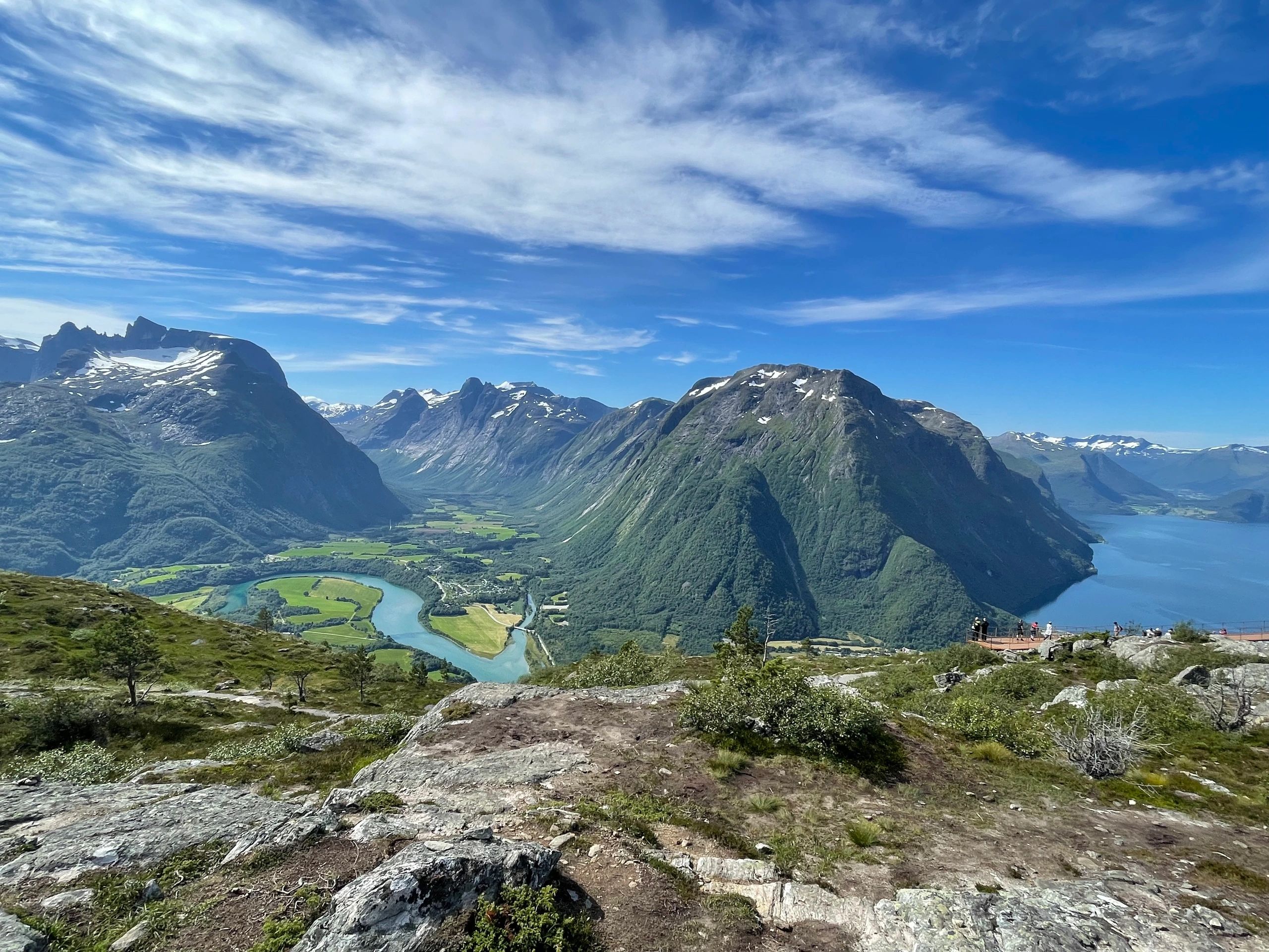 Norwegian fjord landscape