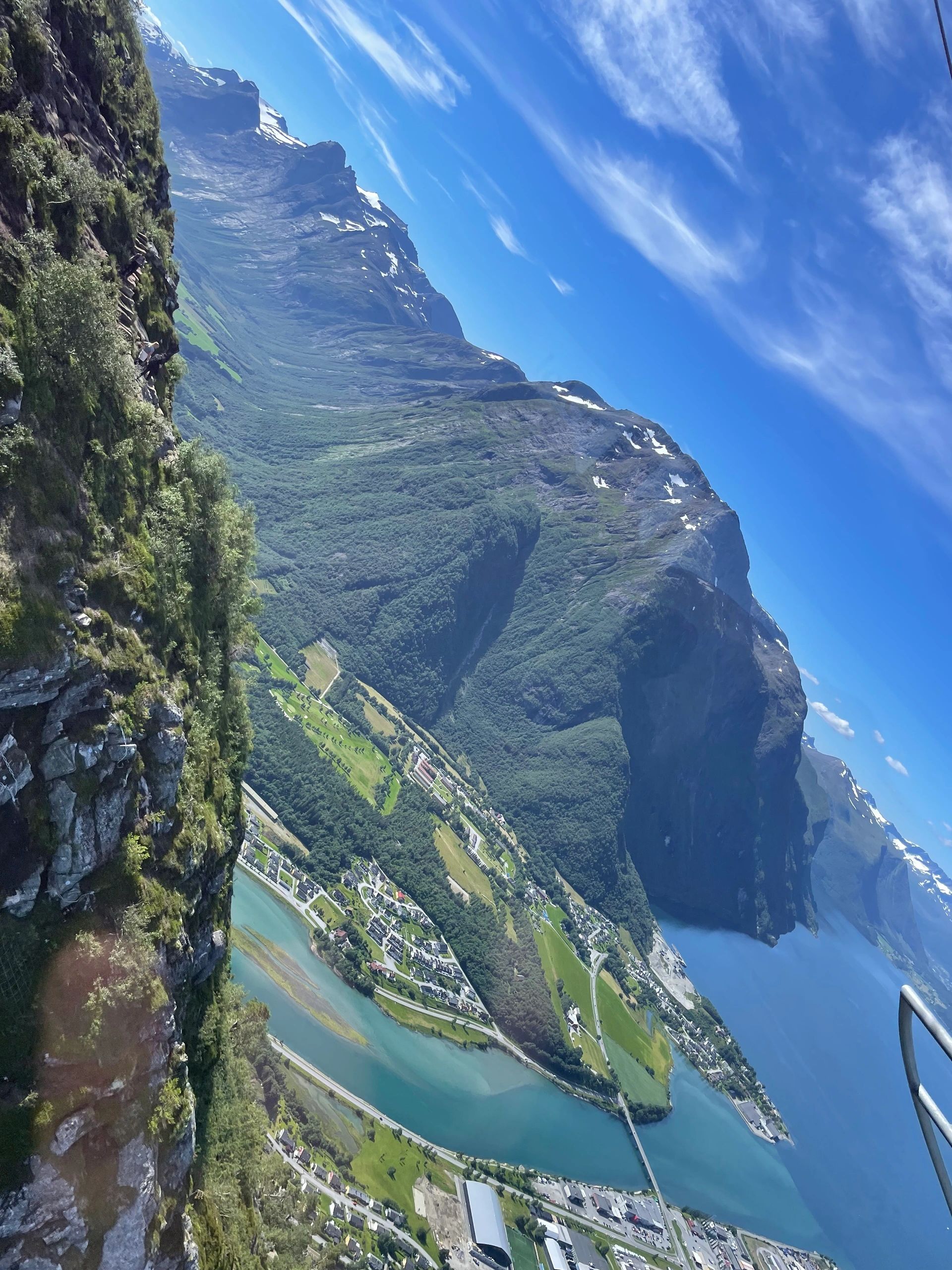 Norwegian fjord landscape