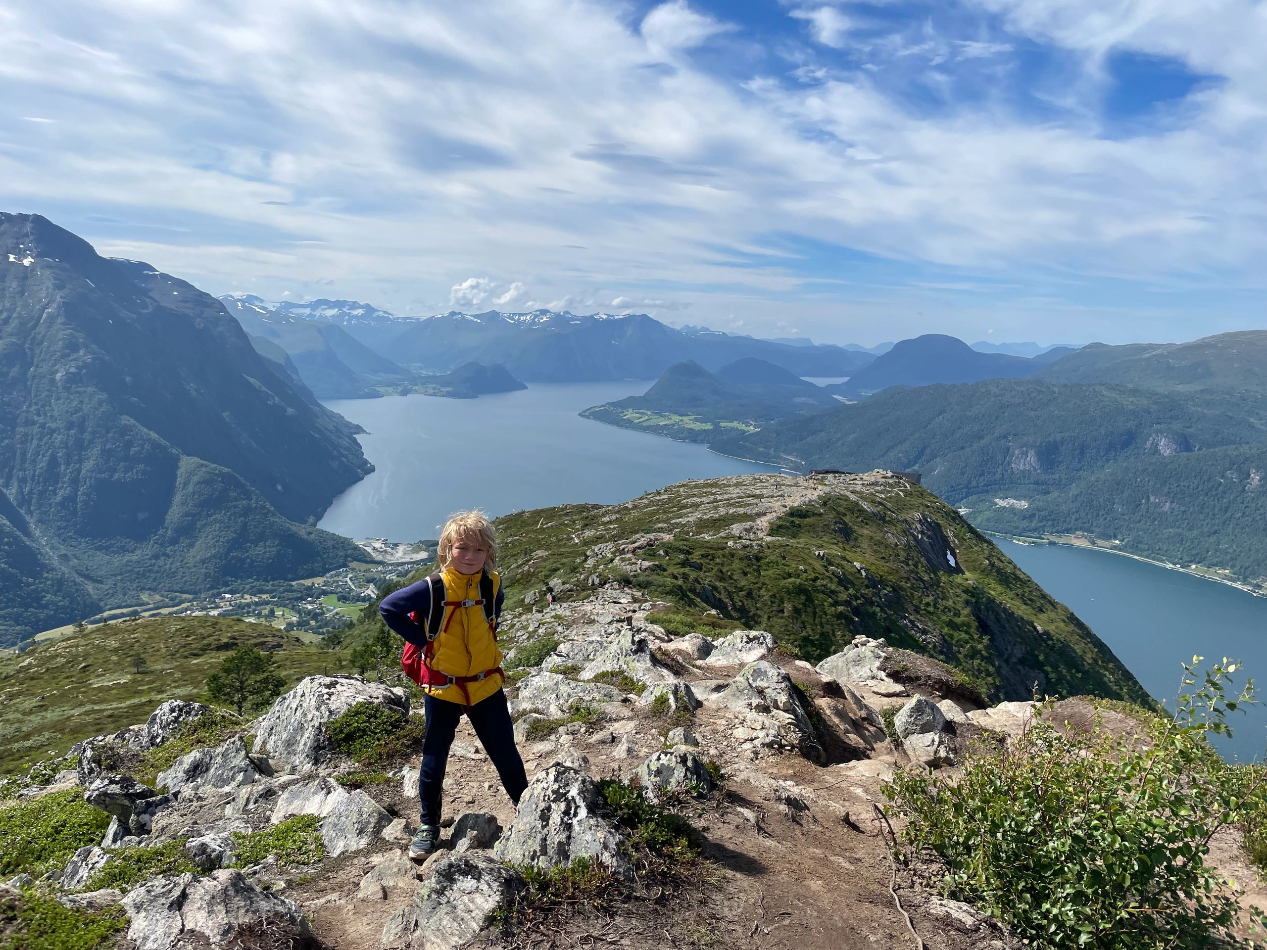Norwegian fjord landscape