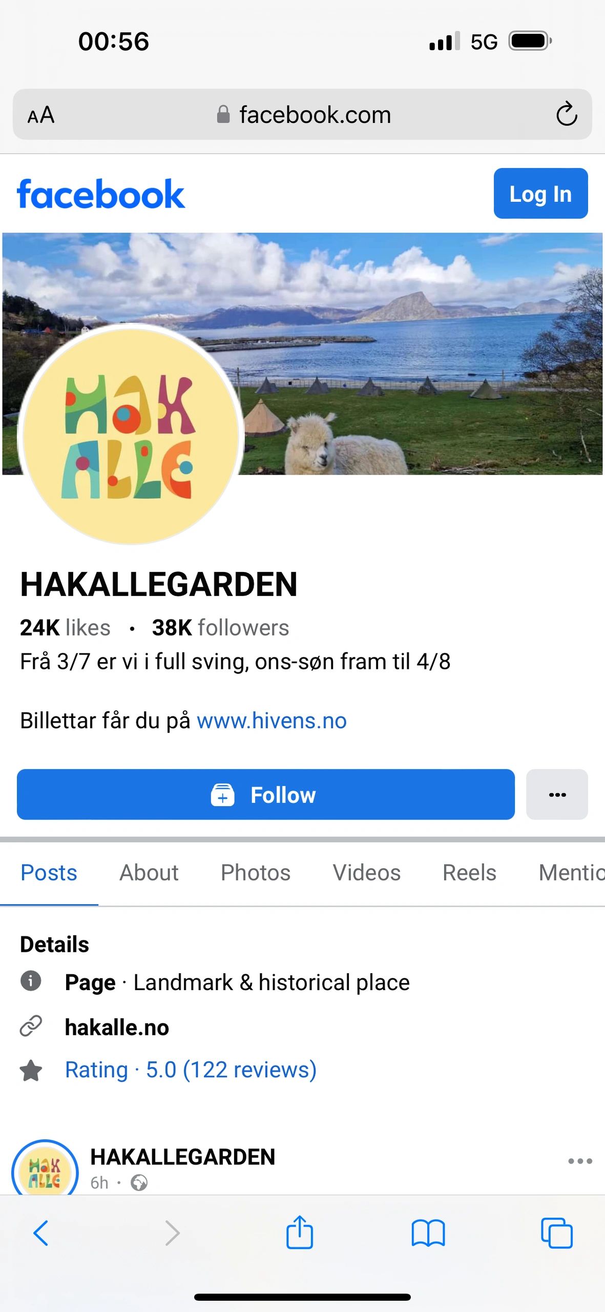 Hakallegarden visitor farm