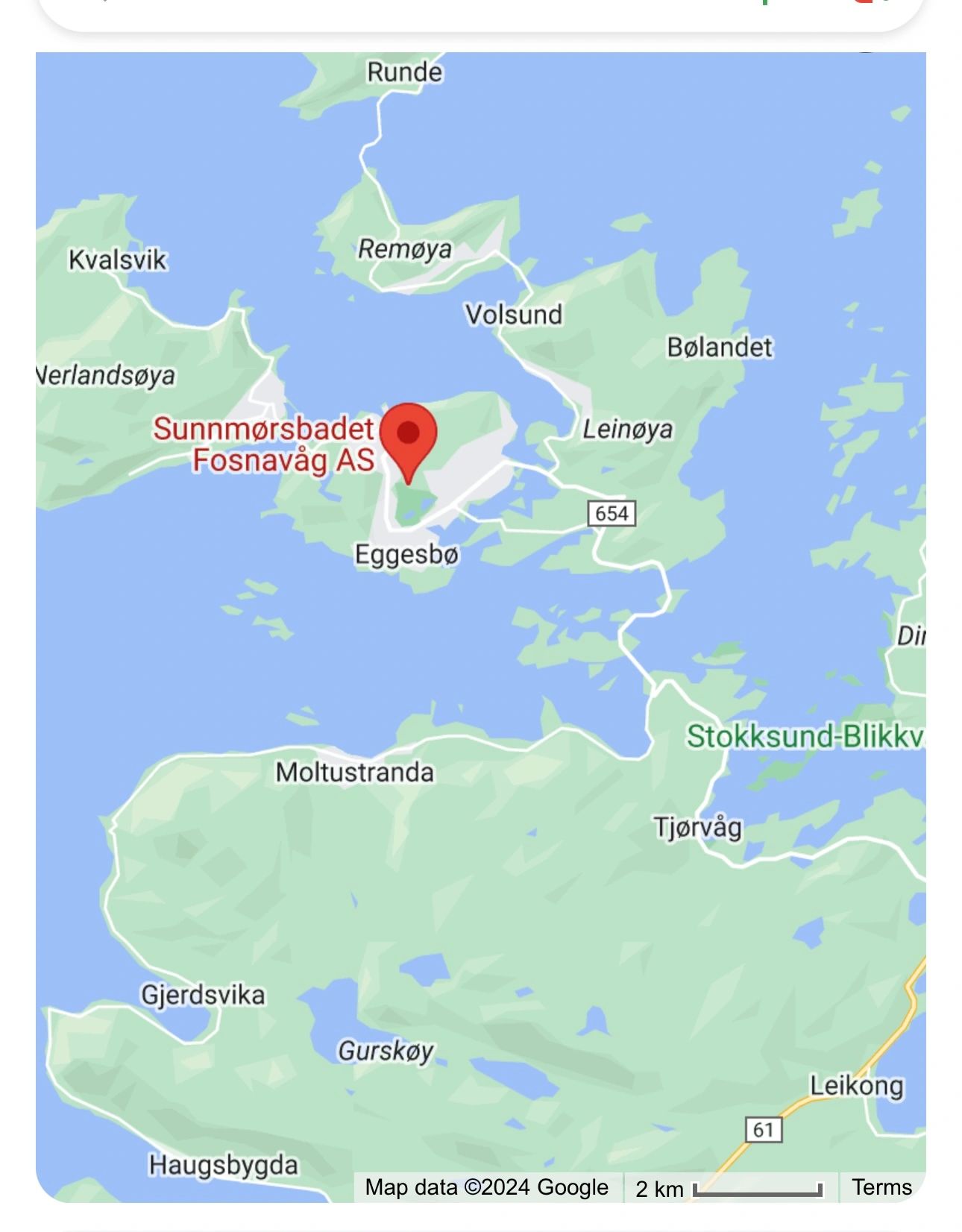 Norwegian fjord scene