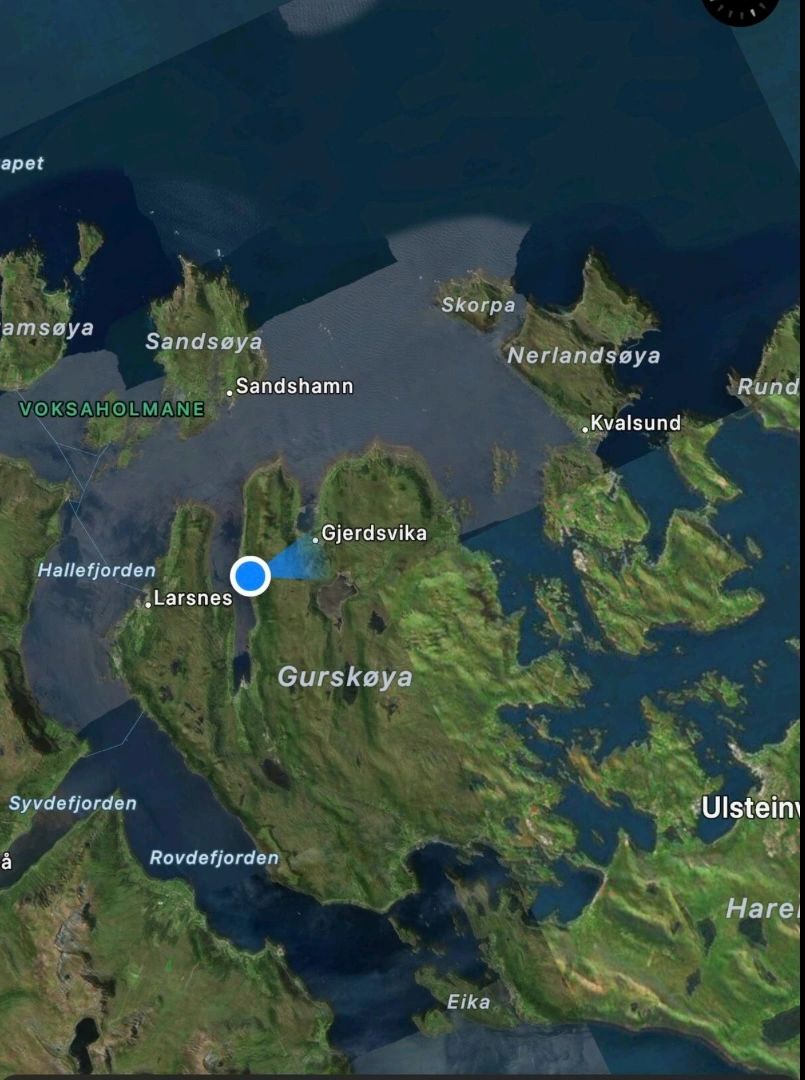 Norwegian fjord scene