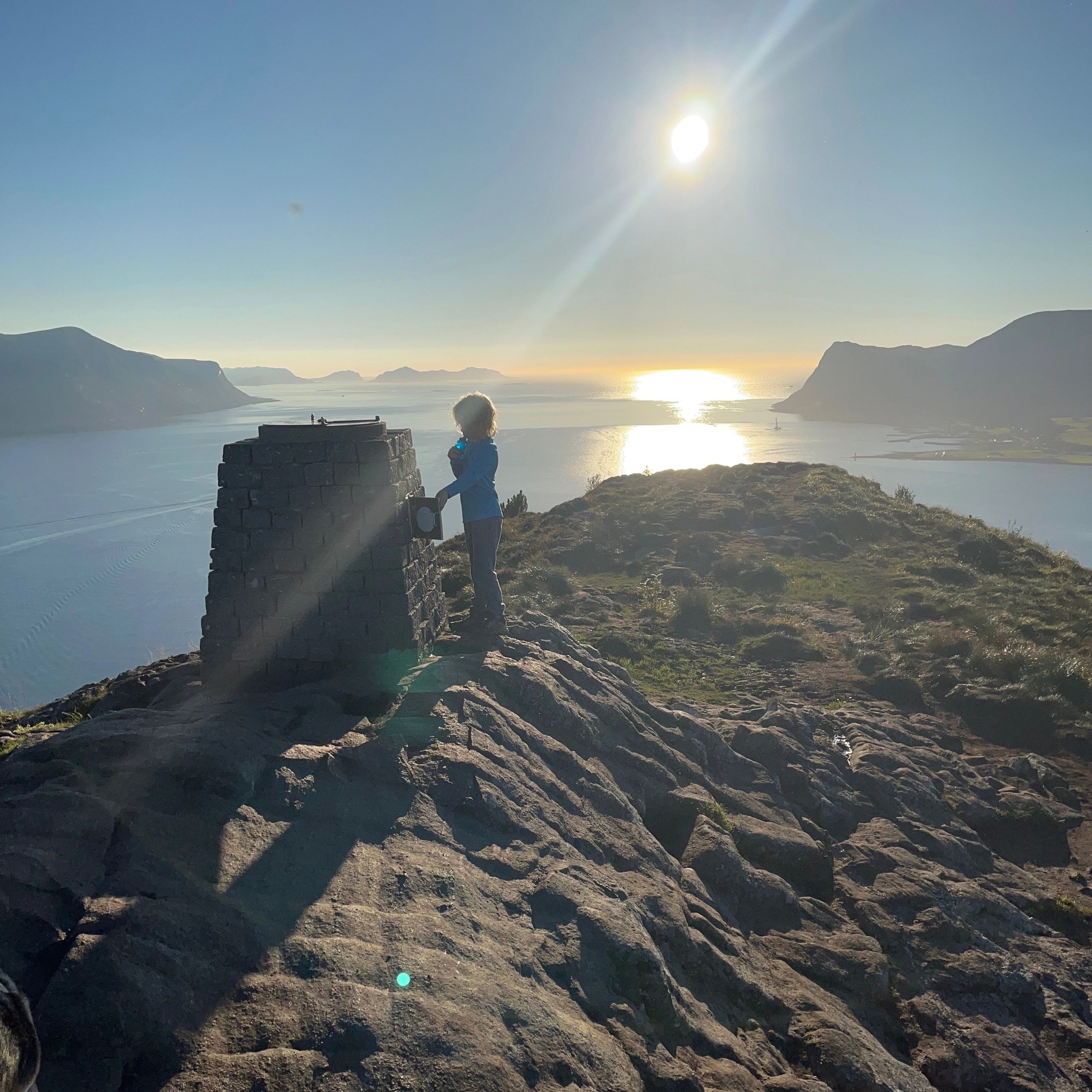 Norwegian fjord scene