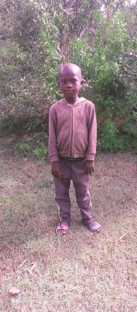 Etienne Lowens, 8 years old. He does not yet go to school and is not in church.