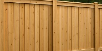 Board on board, full privacy fence installation Sheboygan 