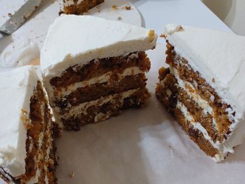 3 Layer Carrot Cake with Frosting