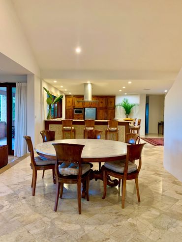 View of Formal Dining Table/Kitchen