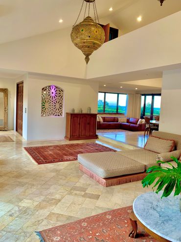 View of Front Door Entrance, Majlis and TV Room/Couches