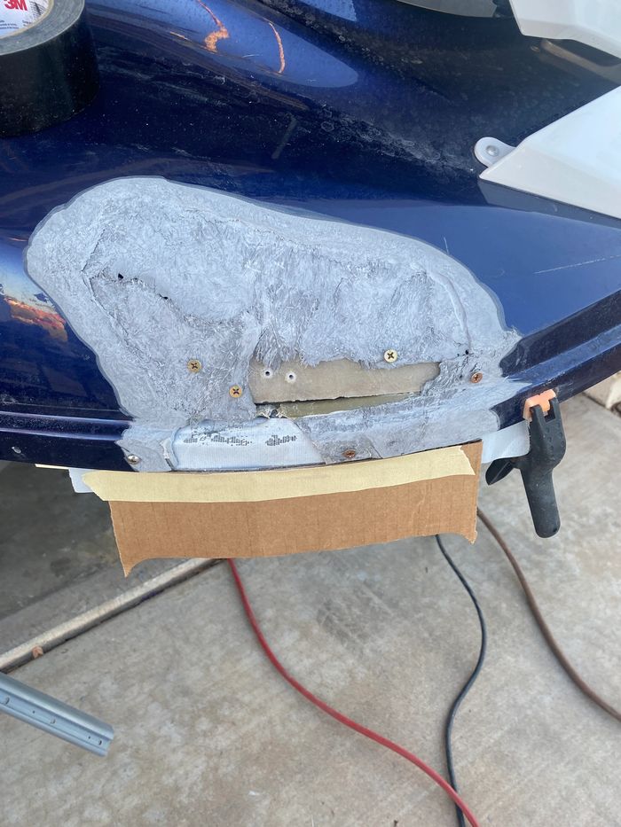 2022 Yamaha jet ski collision repair.