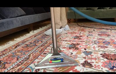 Wool Rug being cleaned by Certified Steamer in Nj.Wool Rug Cleaning , Essex county west orange