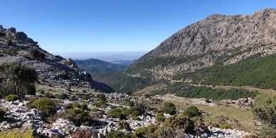 panorama El Torren Sierra de Grazalema vistas senderismo