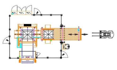 Sample, low-speed and low-cost stretch hood machine configuration