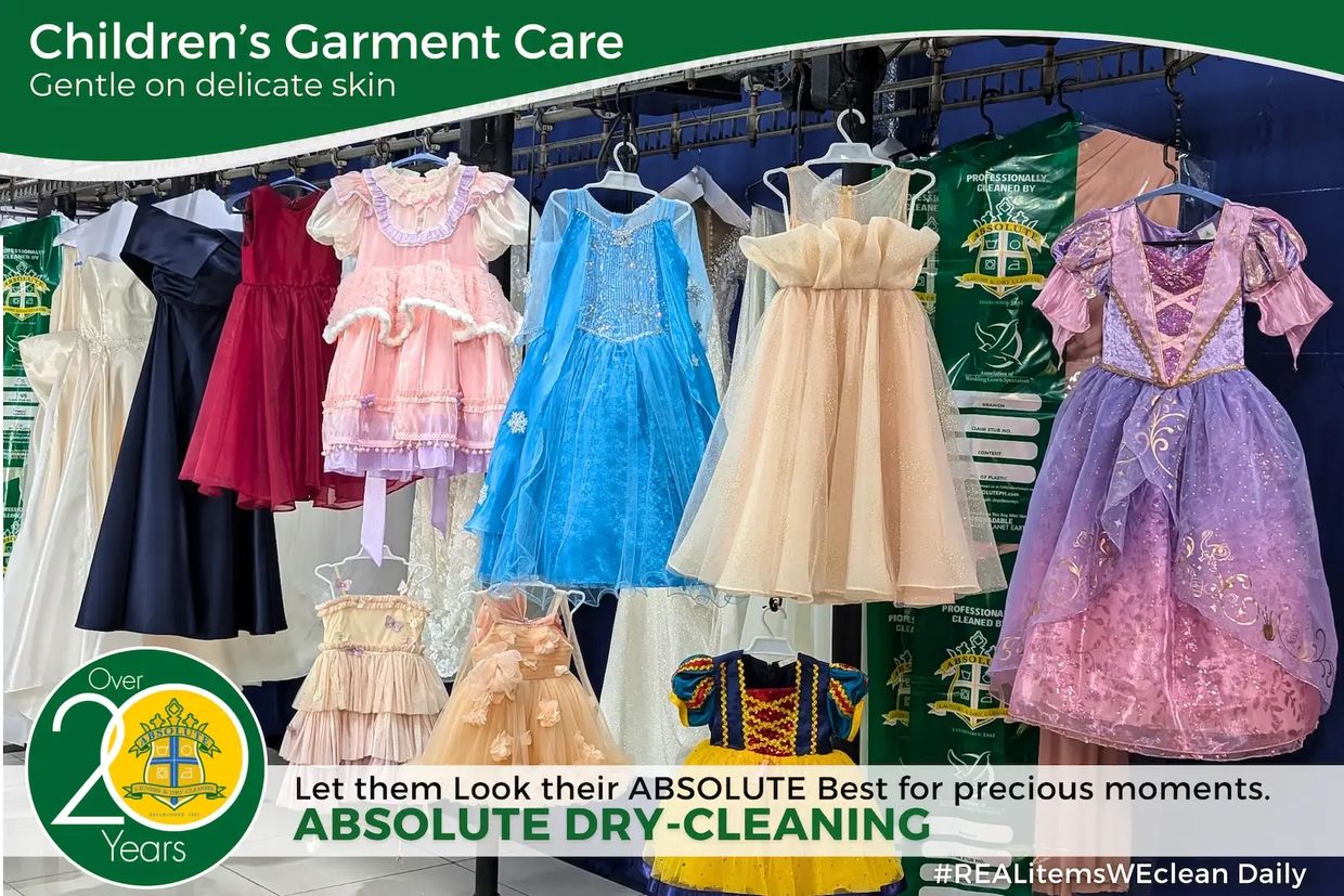 Children's Items gowns, dresses, costume, tutu, Garment care
