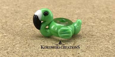 HOW TO MAKE A FLAMINGO FLOATIE