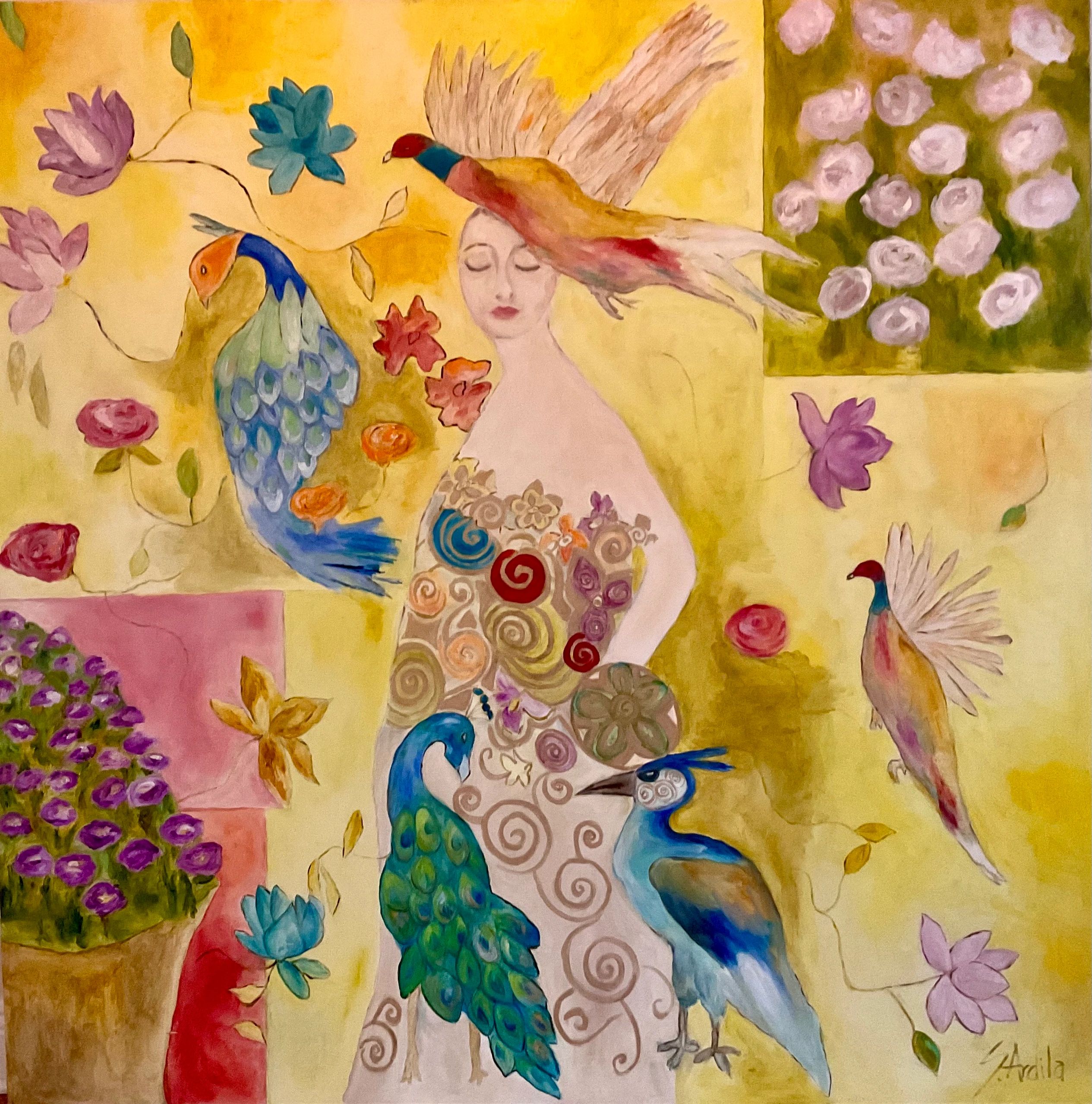 Arabescos
Oil on canvas
Palette knife
60" X 60"