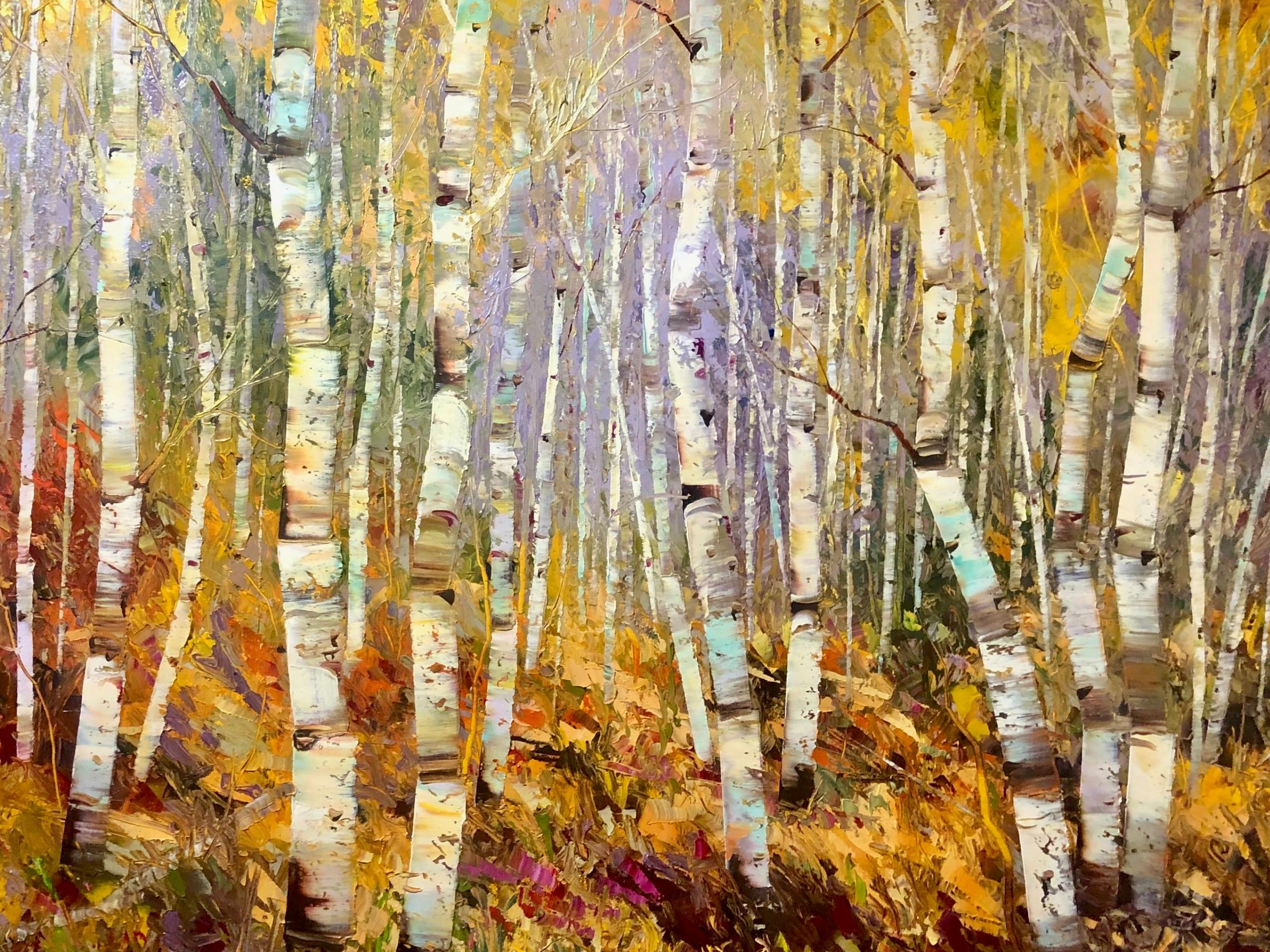 Solitud
Oil on canvas
Palette knife
60" X 48"