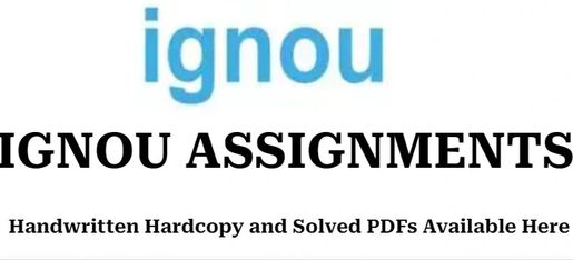 ignou handwritten assignment free