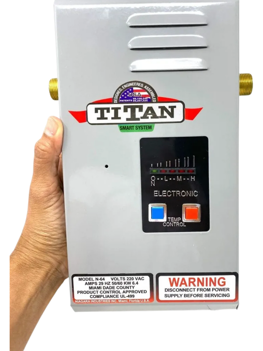 Titan Tankless Water Heater N64 SCR2 Digital. 6.4 Kw. 29 Amp. 2.5 GPM.