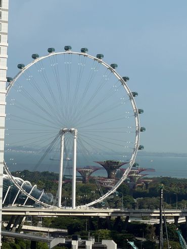 Singapore Flyer - Nice view from Hotel Boss 