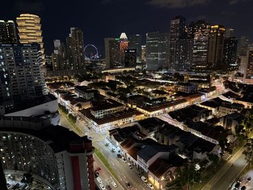 Singapore City view from Hotel Boss -3