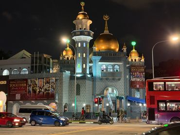 Malabar Mosque, known as the legendary Golden Dome Mosque is situated opposite Hotel Boss since 1927