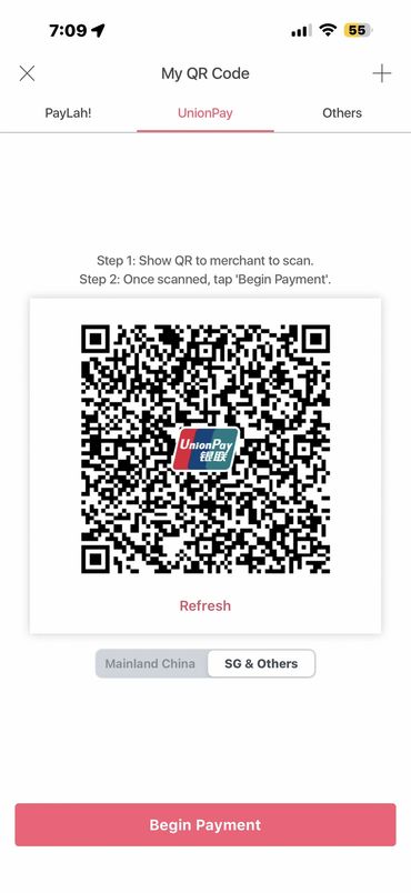 Online payment by Unionpay for Sg & other countries to Iqbal @Maxicab Services Singapore. Thank you