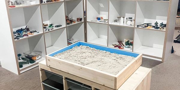 Sandtray Therapy room