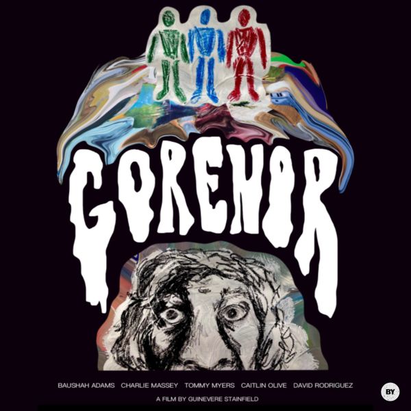 Gorenar film poster with surreal art.