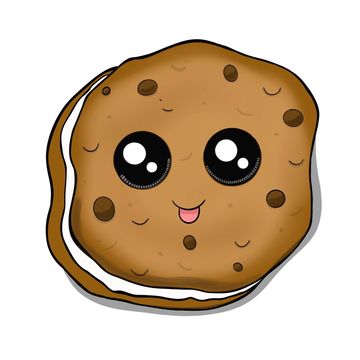 Gluten free Chocolate chip cookie smiling from bakery in Chandler Arizona 
