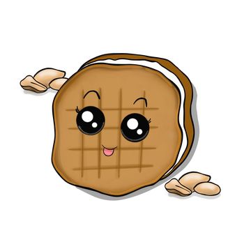 Gluten free peanut butter cookie smiling from bakery in Chandler Arizona 