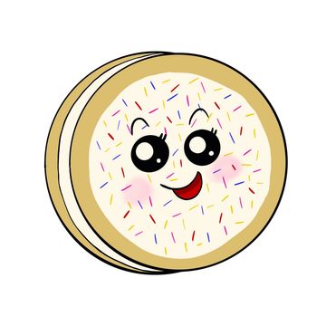 Gluten free sugar chip cookie smiling from bakery in Chandler Arizona 