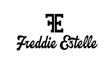Freddie Estelle logo with stylized initials.