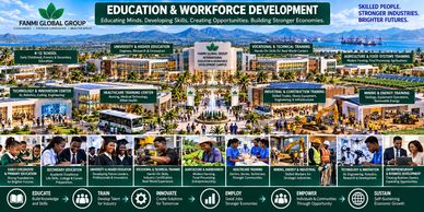 Overview of education and workforce development by FANMI Global Group.