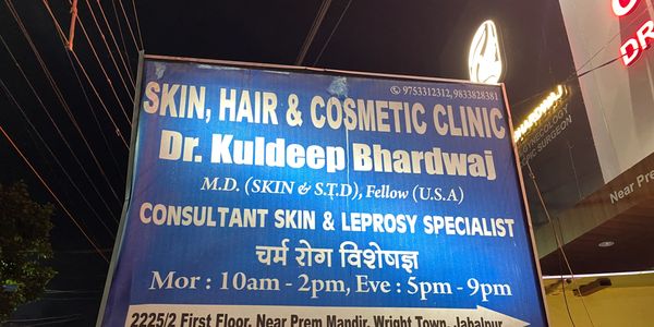 NearPremMandirWrightTown 2225/2 1st FloorJabalpur refers to Dr Kuldeep Bhardwaj Snhclinics