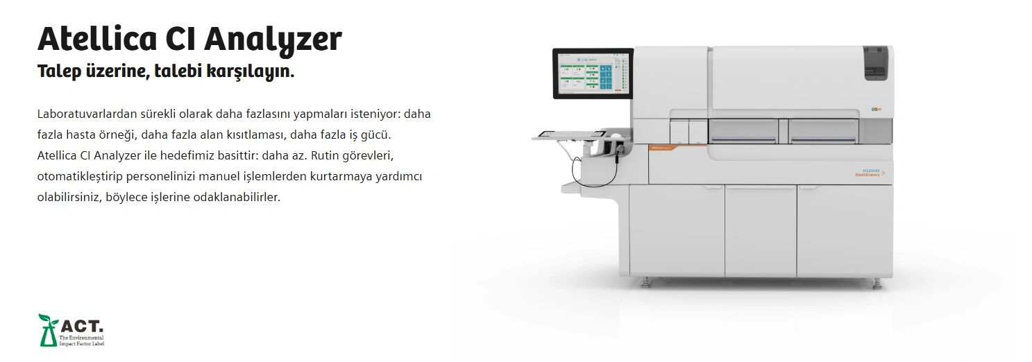 Atellica CI Analyzer laboratuvar otomasyon cihazı.