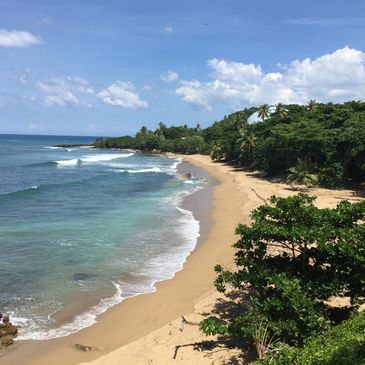 "Domes Beach" surfing spot in Rincon, Puerto Rico