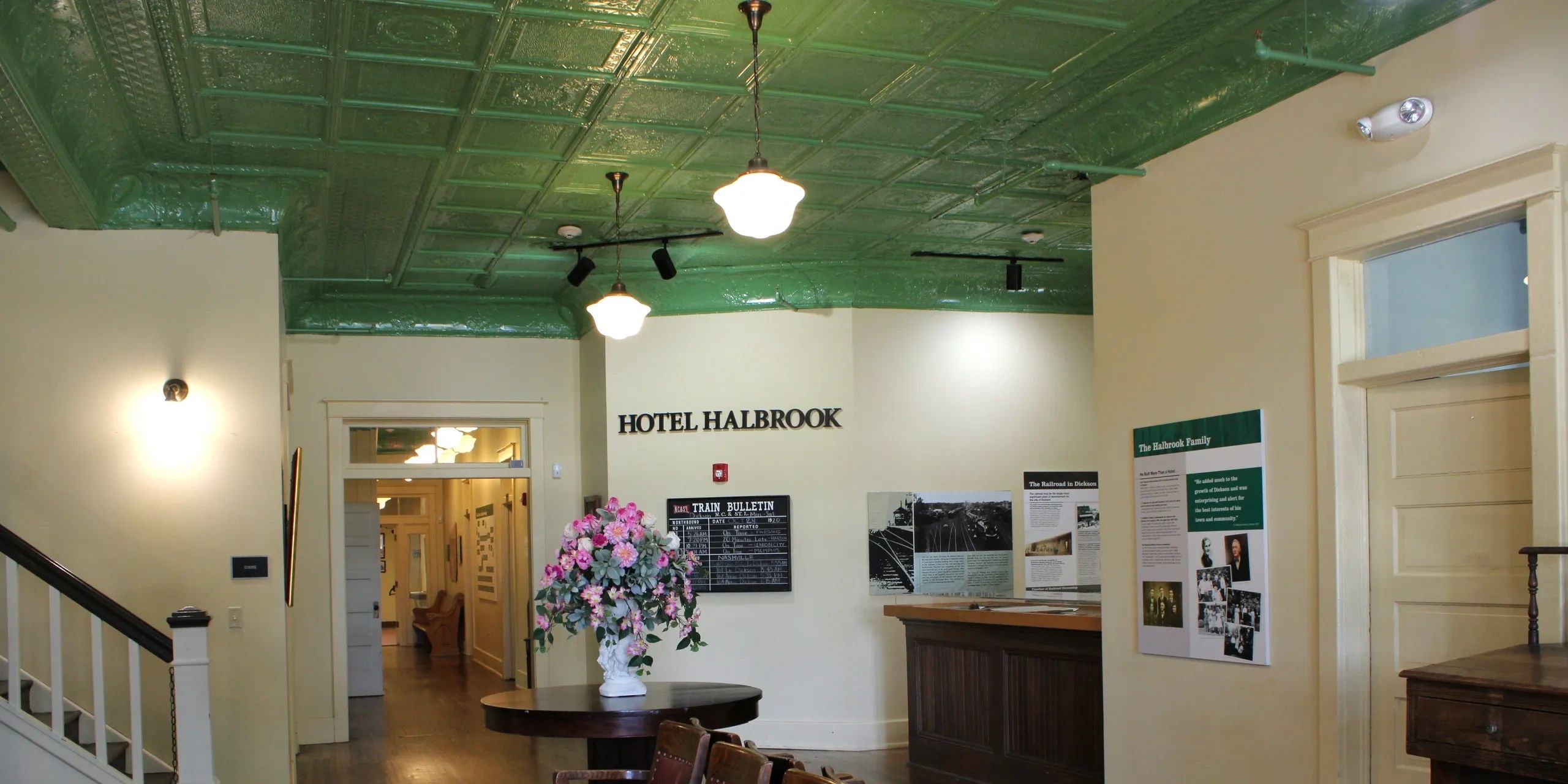 Governor Frank G Clement Railroad Hotel and Historical Museum logo